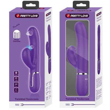 PRETTY LOVE - PERLITA VIBRATORE PUNTO G MULTIFUNZIONE 3 IN 1 VIOLA