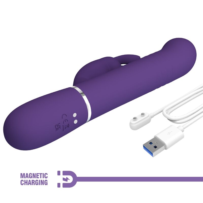 PRETTY LOVE - VIBRATORE RABBIT 4 IN 1 COALE VIOLA