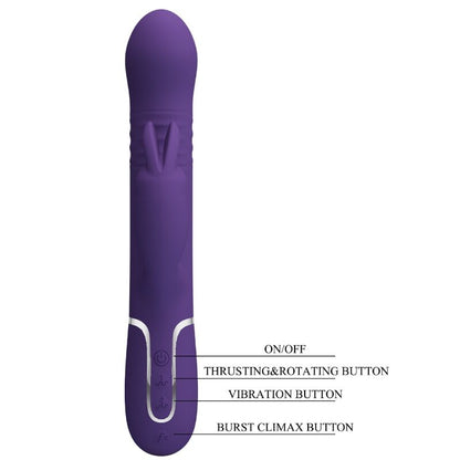 PRETTY LOVE - VIBRATORE RABBIT 4 IN 1 COALE VIOLA