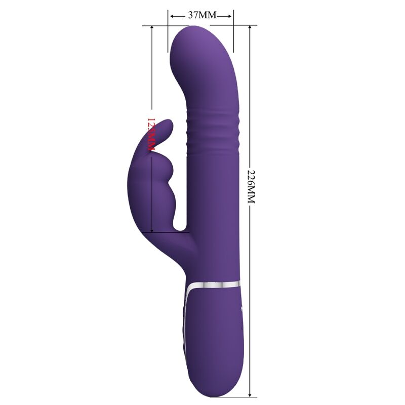 PRETTY LOVE - VIBRATORE RABBIT 4 IN 1 COALE VIOLA