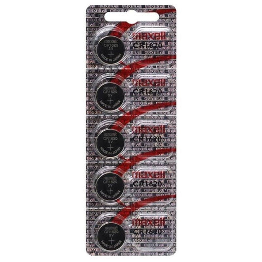 MAXELL - BATTERIA A BOTTONE AL LITIO CR1620 3V BLISTER*5