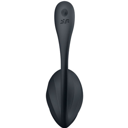SATISFYER - STIMOLATORE PUNTO G A PETALI COSTOLATI CON TELECOMANDO NERO E APP GRATUITA