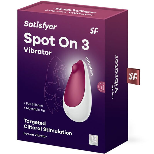 SATISFYER - SPOT ON 3 STIMOLATORE CLITORIDEO ROSSO