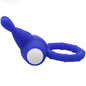 ARMONY - MS BUNNY ANELLO VIBRANTE IN SILICONE BLU