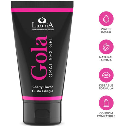 INTIMATELINE LUXURIA - GOLA GEL ORALE CILIEGIA 50 ML