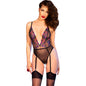 CHILIROSE - CR 4721 BODY CROTCHLESS ROSA XL