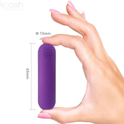 ARMONY - SPLASH JOLINE PROIETTILE VIBRANTE IN SILICONE TELECOMANDO 10 VIBRAZIONI 6,5 X 1,5 CM VIOLA