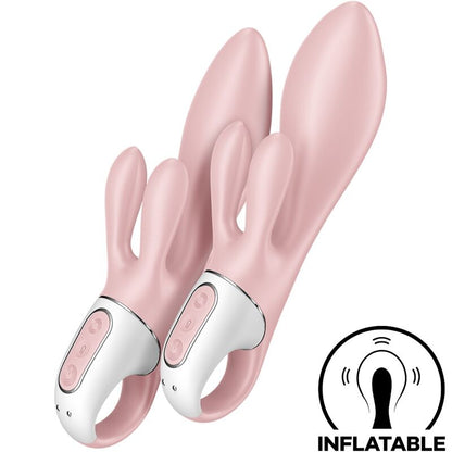 SATISFYER - POMPA D'ARIA CONIGLIETTO 3 GONFIABILE VIBRANTE CONIGLIO ROSA