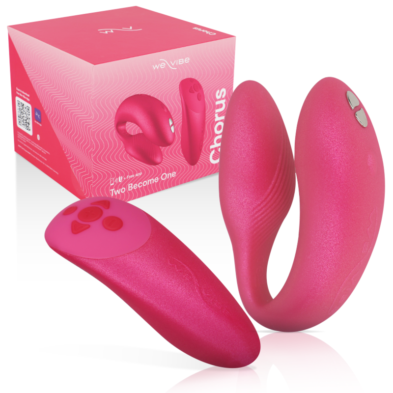 WE-VIBE - VIBRATORE PER COPPIE CHORUS CON CONTROLLO SQUEEZE ROSA