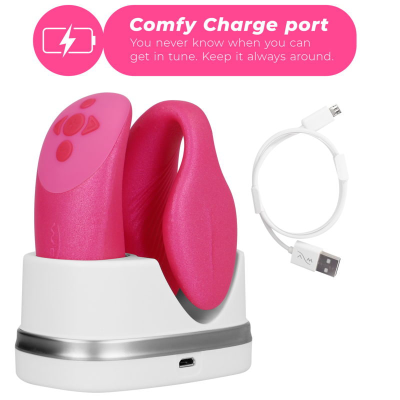 WE-VIBE - VIBRATORE PER COPPIE CHORUS CON CONTROLLO SQUEEZE ROSA