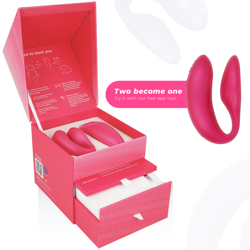 WE-VIBE - VIBRATORE PER COPPIE CHORUS CON CONTROLLO SQUEEZE ROSA