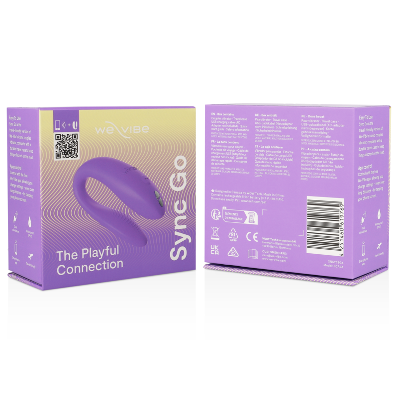 WE-VIBE - SYNC GO DUAL STIMOLATORE TURCHESE