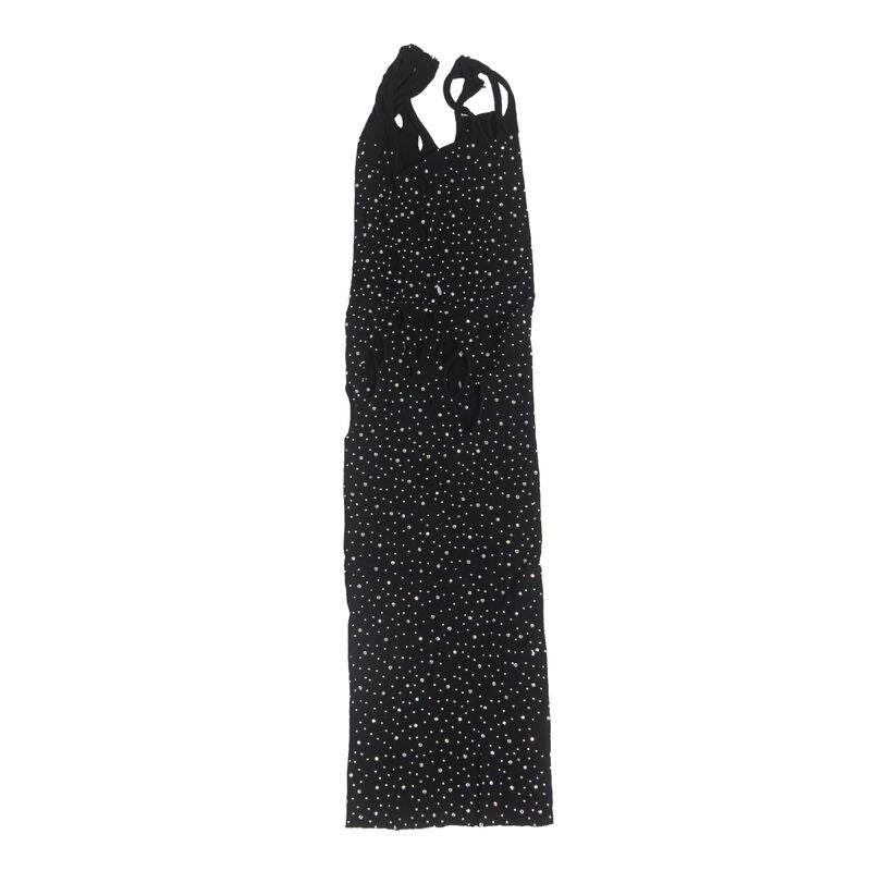 SUBBLIME - 952198 ABITO IN RETE NERA CON DIAMANTI BRILLANTI TAGLIA UNICA