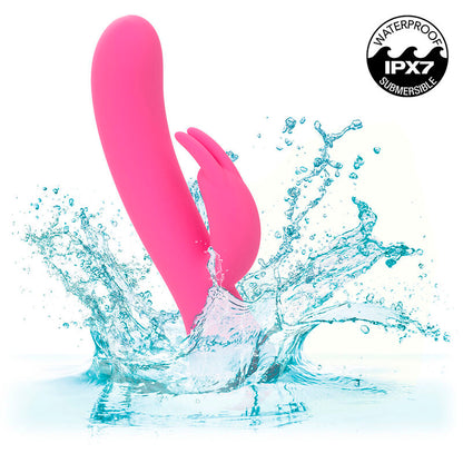CALEXOTICS - VIBRATORE RABBIT RICARICABILE PER LA PRIMA VOLTA ROSA