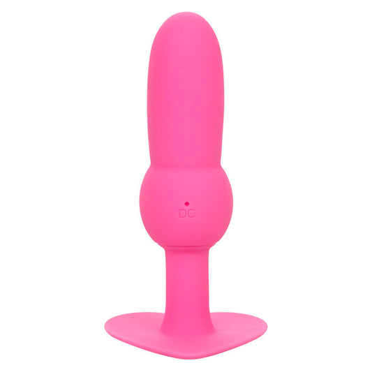 CALEXOTICS - PLUG ANALE PER LA PRIMA VOLTA CON PERLINE 10 VIBRAZIONI ROSA