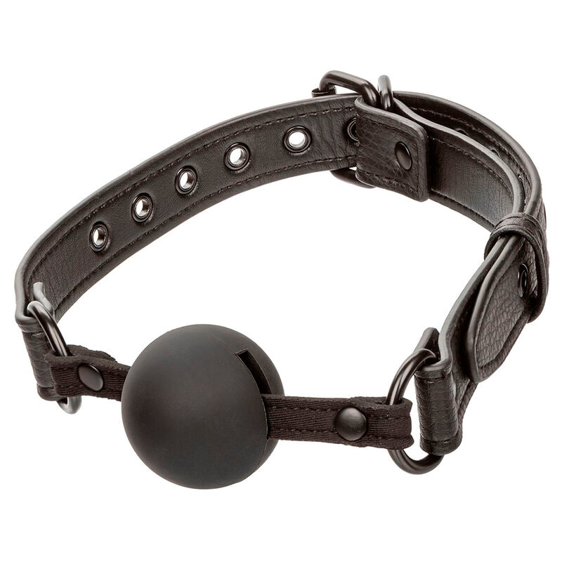 CALEXOTICS - BALL GAG IN SILICONE NERO NOTTURNO