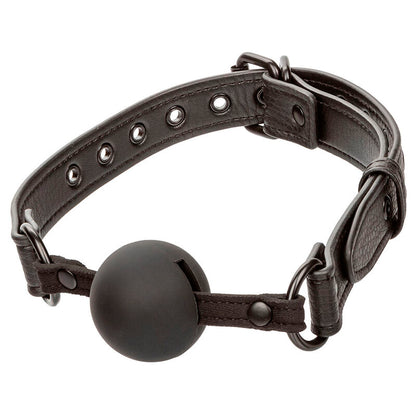 CALEXOTICS - BALL GAG IN SILICONE NERO NOTTURNO