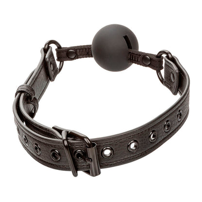 CALEXOTICS - BALL GAG IN SILICONE NERO NOTTURNO
