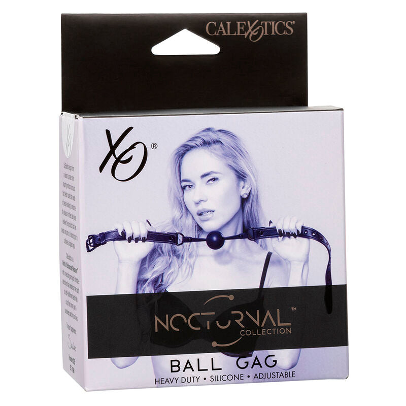 CALEXOTICS - BALL GAG IN SILICONE NERO NOTTURNO