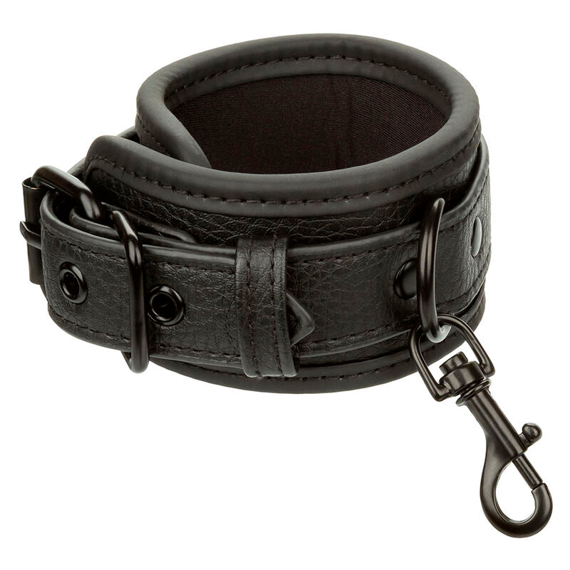 CALEXOTICS - MANETTE IN PELLE NERA REGOLABILI NOTTURNE