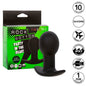 CALEXOTICS - ROCK BOTTOM ANAL PLUG 10 VIBRAZIONI IN SILICONE NERO