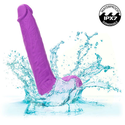 CALEXOTICS - VIBRATORE RICARICABILE E ROTANTE A BORCHIE 10 VIBRAZIONI VIOLA