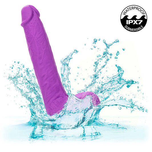 CALEXOTICS - VIBRATORE RICARICABILE E ROTANTE A BORCHIE 10 VIBRAZIONI VIOLA