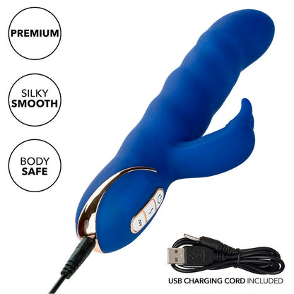CALEXOTICS - VIBRATORE JACK RABBIT BLUE WAVE MOTION