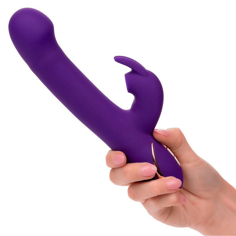 CALEXOTICS - JACK RABBIT VIBRATORE E STIMOLATORE 7 LIVELLI DI VIBRAZIONE E ASPIRAZIONE BLU