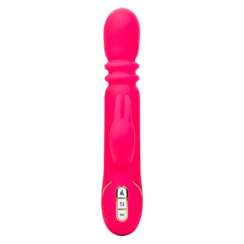 CALEXOTICS - JACK FANTASY VIBRATORE TRIPLO RISCALDABILE ROSA CONIGLIO
