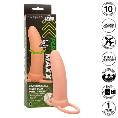 CALEXOTICS - MAXX DOPPIO SPESSORE PENETRATORE 10 VIBRAZIONI NATURALI