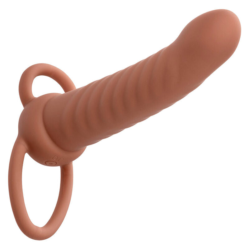 CALEXOTICS - PENETRATORE A DOPPIA COSTINA MAXX 10 VIBRAZIONI MULATTO