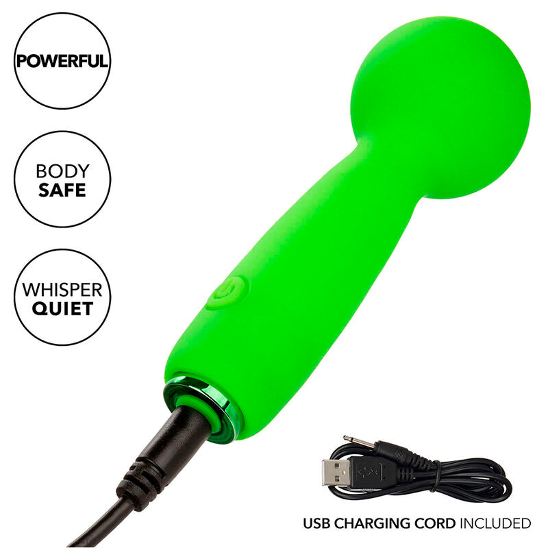 CALEXOTICS - NEON VIBES IL MINI MASSAGGIATORE BUBBLY VIBE 10 VIBRAZIONI VERDE