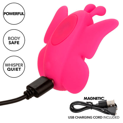 CALEXOTICS - NEON VIBES STIMOLATORE FLUTTER VIBE 10 VIBRAZIONI ROSA