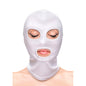 NS NOVELTIES - FETISH & FASHION PASAMONTAÑAS APERUTRA DE OJOS Y BOCA NYLON BLANCO