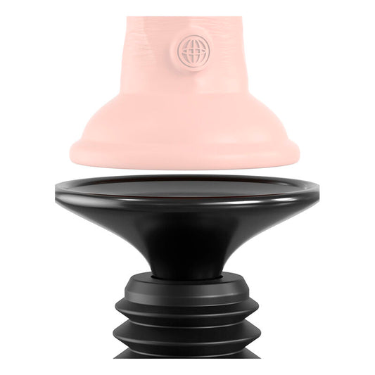 SERIE FETISH FANTASY - BODY DOCK THRUSTER CON DILDO E 7 MODALITÀ DI SPINTA, NERO