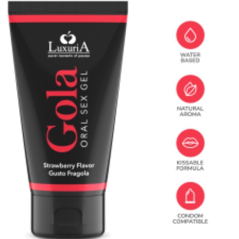 INTIMATELINE LUXURIA - GOLA GEL ORALE ALLA FRAGOLA 50 ML
