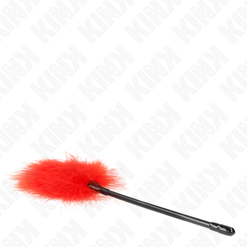 KINK - PIUME ROSSE PER IL SOLLETICO UTILIZZATE PER IL KIT BONDAGE 27 CM