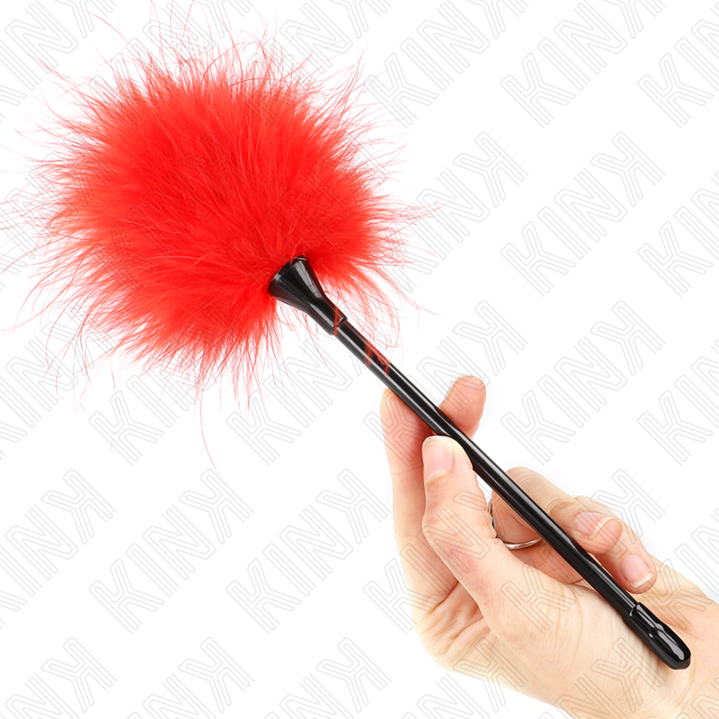 KINK - PIUME ROSSE PER IL SOLLETICO UTILIZZATE PER IL KIT BONDAGE 27 CM