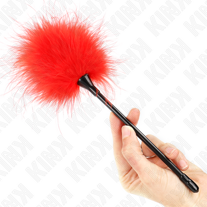 KINK - PIUME ROSSE PER IL SOLLETICO UTILIZZATE PER IL KIT BONDAGE 27 CM