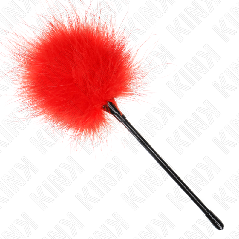 KINK - PIUME ROSSE PER IL SOLLETICO UTILIZZATE PER IL KIT BONDAGE 27 CM