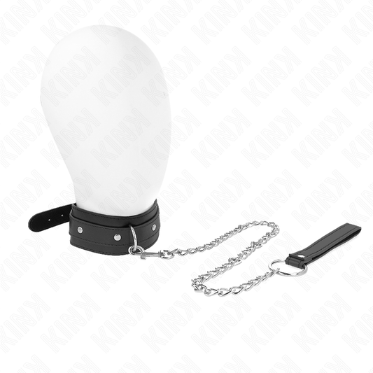 KINK - COLLARE CON GUINZAGLIO 65 CM 1 ANELLO REGOLABILE 38-49 CM X 5 CM