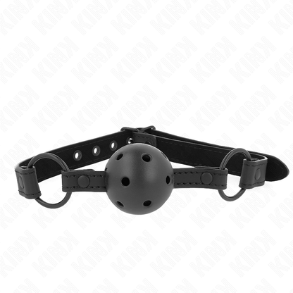 KINK - BALL GAG IN NEOPRENE DA 4,5 CM 63,5 X 2 CM REGOLABILE 41 X 59 CM
