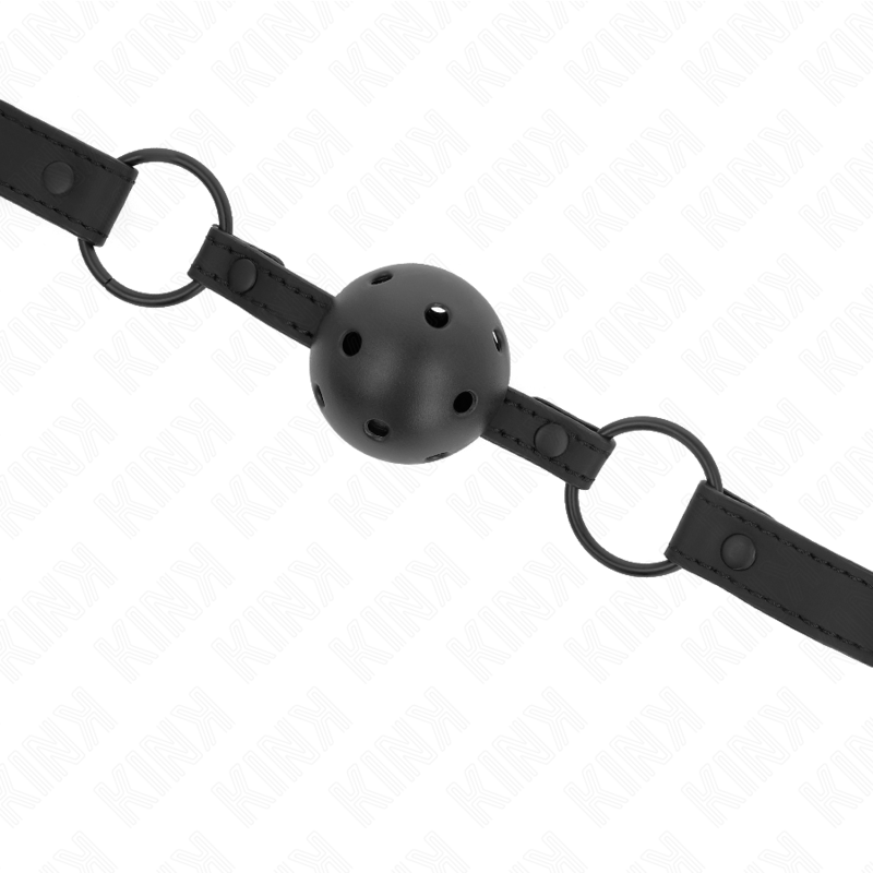 KINK - BALL GAG IN NEOPRENE DA 4,5 CM 63,5 X 2 CM REGOLABILE 41 X 59 CM