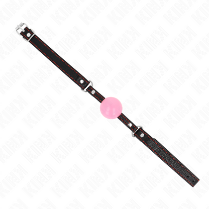 KINK - BALL GAG ORO ROSA 4 CM 60 x 2 CM