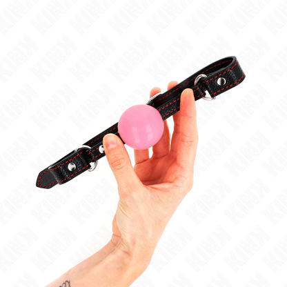 KINK - BALL GAG ORO ROSA 4 CM 60 x 2 CM