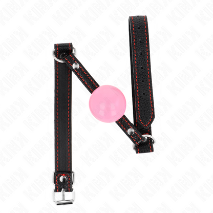 KINK - BALL GAG ORO ROSA 4 CM 60 x 2 CM