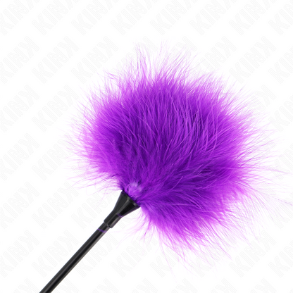 KINK - PIUME VIOLA PER IL SOLLETICO UTILIZZATE PER IL KIT BONDAGE 27 CM