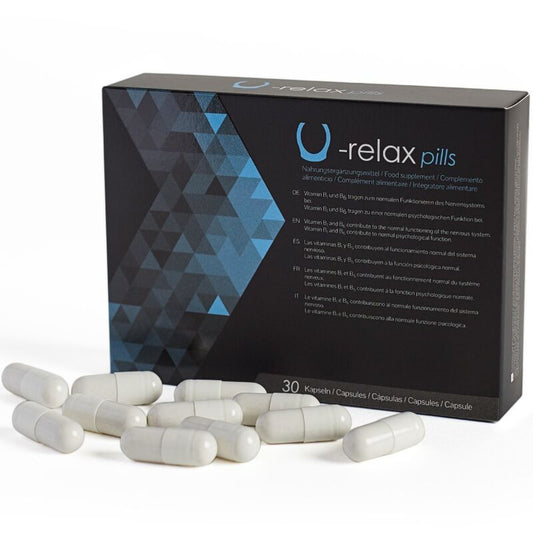 500 COSMETICI - CAPSULE U-RELAX RILASSAMENTO E RIDUZIONE DELL'ANSIA - 30 CAPSULE