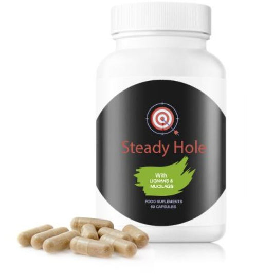 500 COSMETICI - COMPRESSE U-STEADY HOLE PER LA SALUTE DEL TRANSITO INTESTINALE - 60 CAPSULE